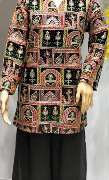 Nazakat Noir Festive Ensemble