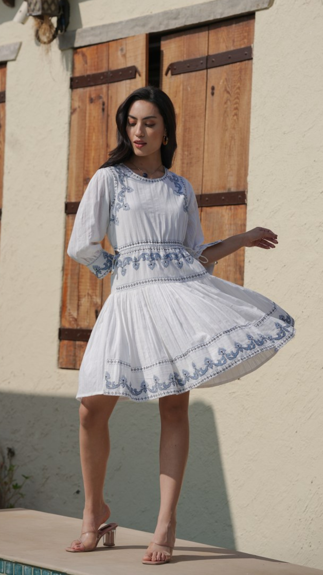 Santorini Charm Frock
