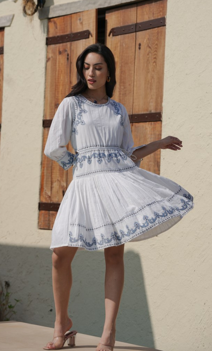 Santorini Charm Frock