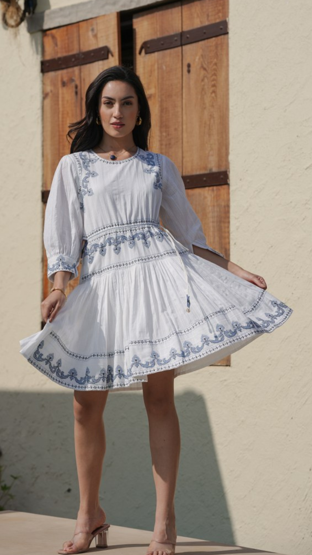 Santorini Charm Frock
