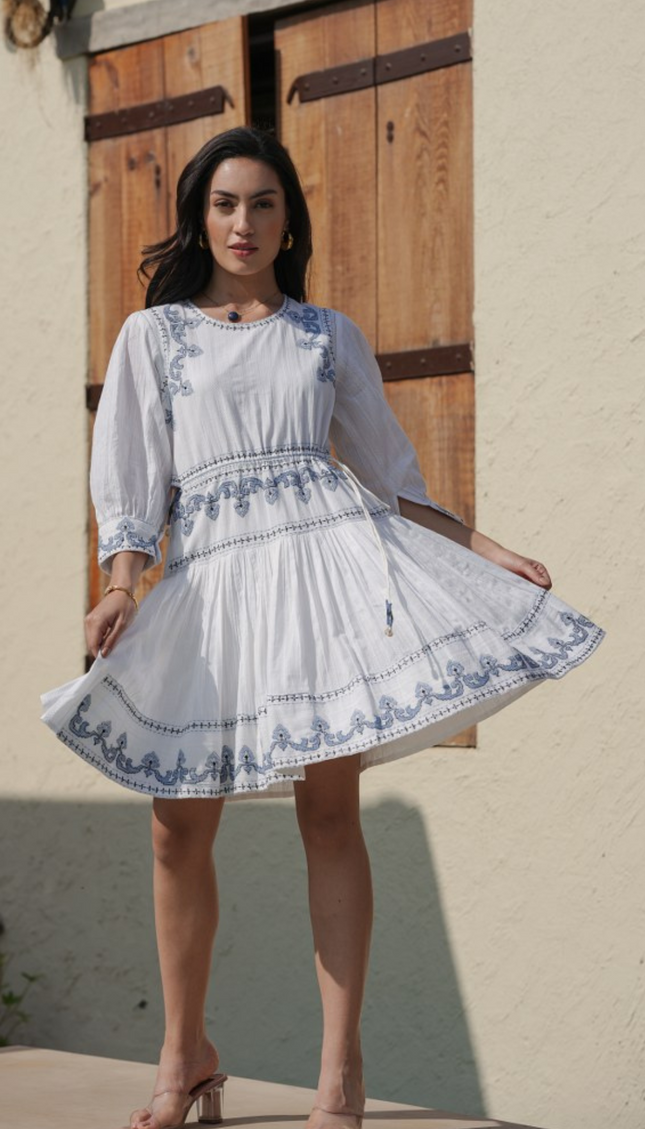 Santorini Charm Frock