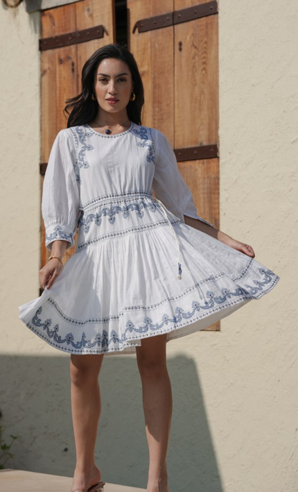 Santorini Charm Frock