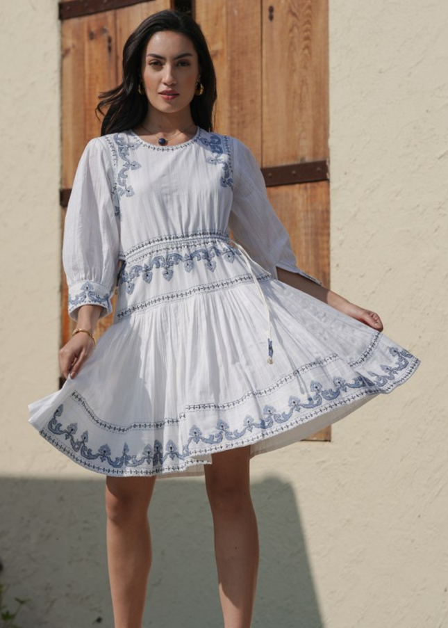 Santorini Charm Frock