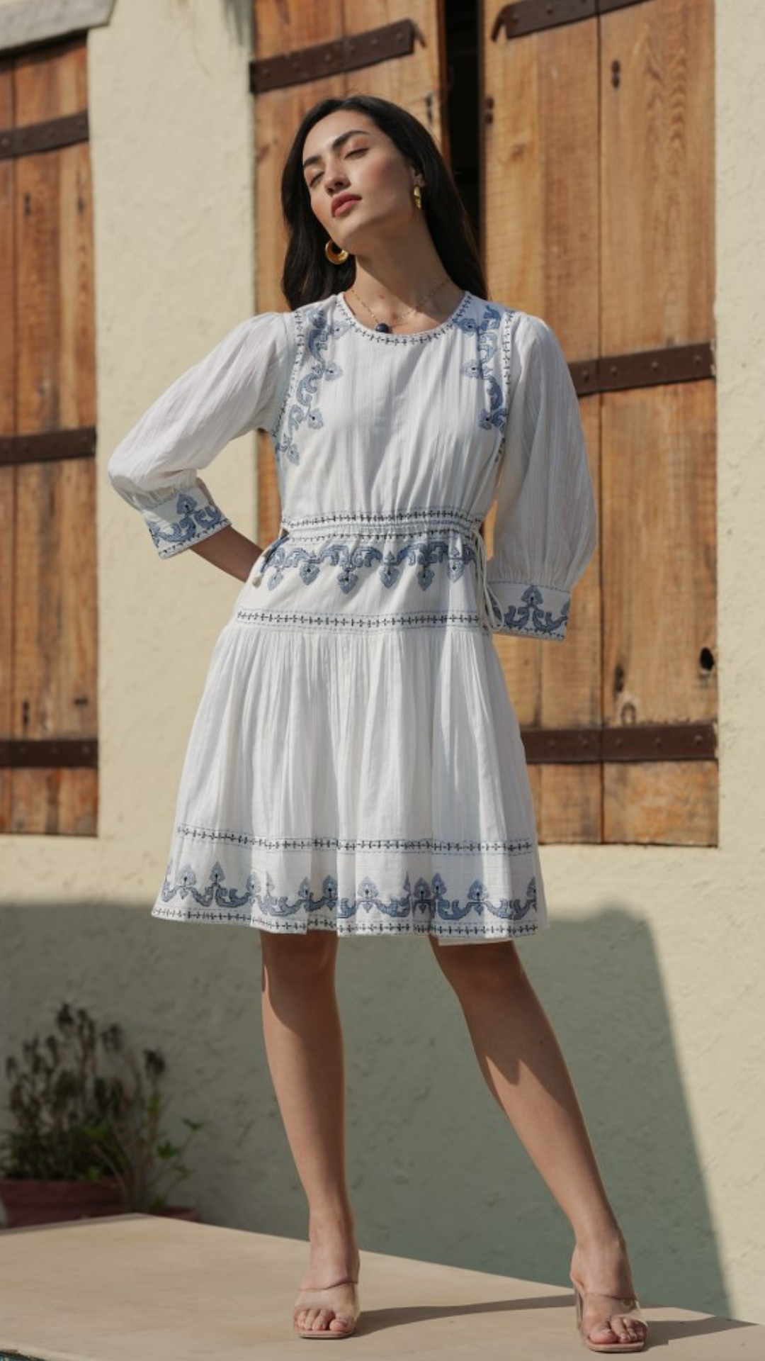 Santorini Charm Frock