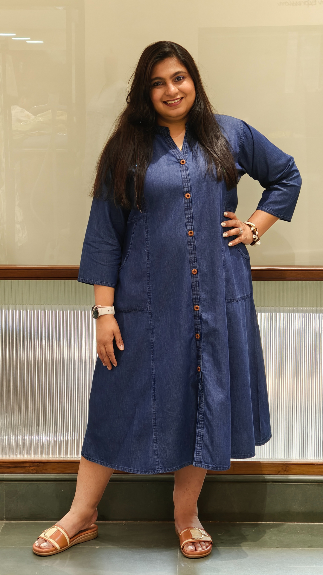Everblue Pocket Denim Frock