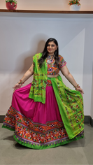 Pink & Green / Free Size