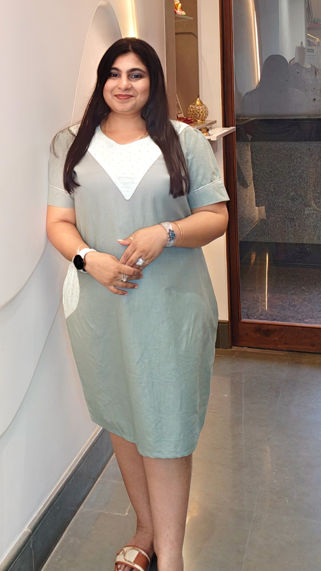 Ashen Grey Frock