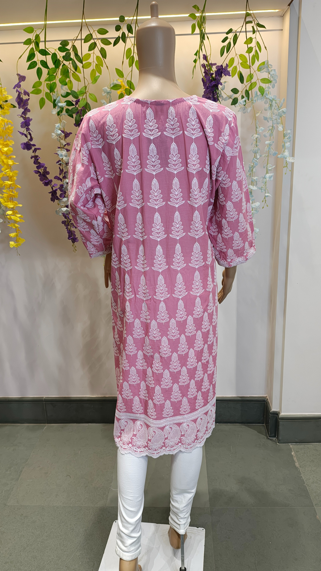 Rose Mist Office Wear Kurti