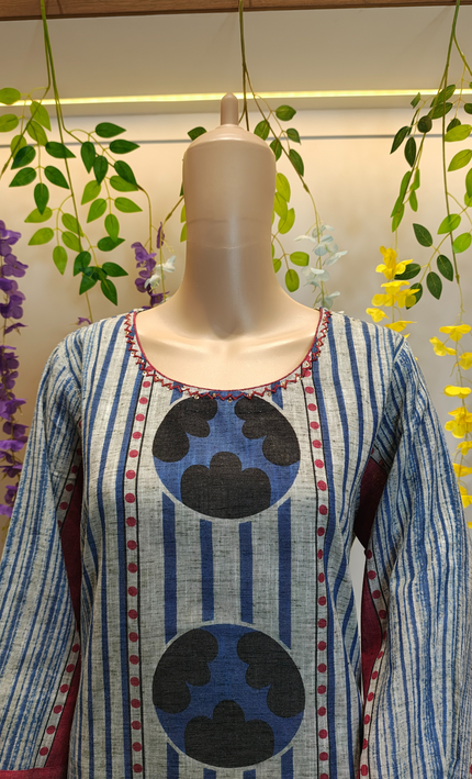 Slate & Sapphire Elegance kurti