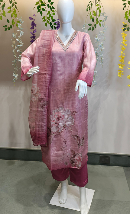 Rosette Glow Handcrafted Kota Ensemble