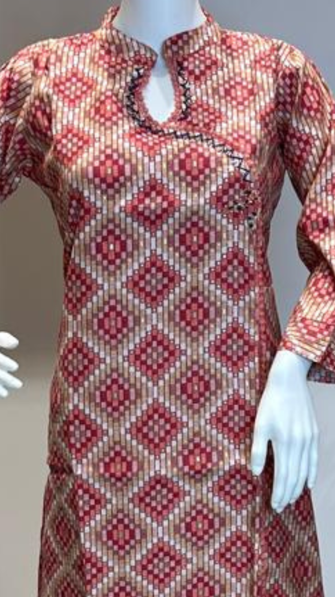 Ruby Weave Embroidered Kurti