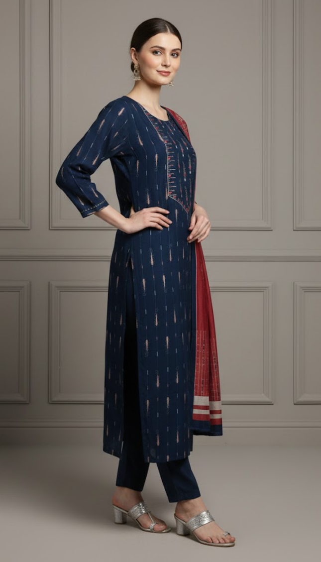 Eclipse Grace Cotton Punjabi Suit