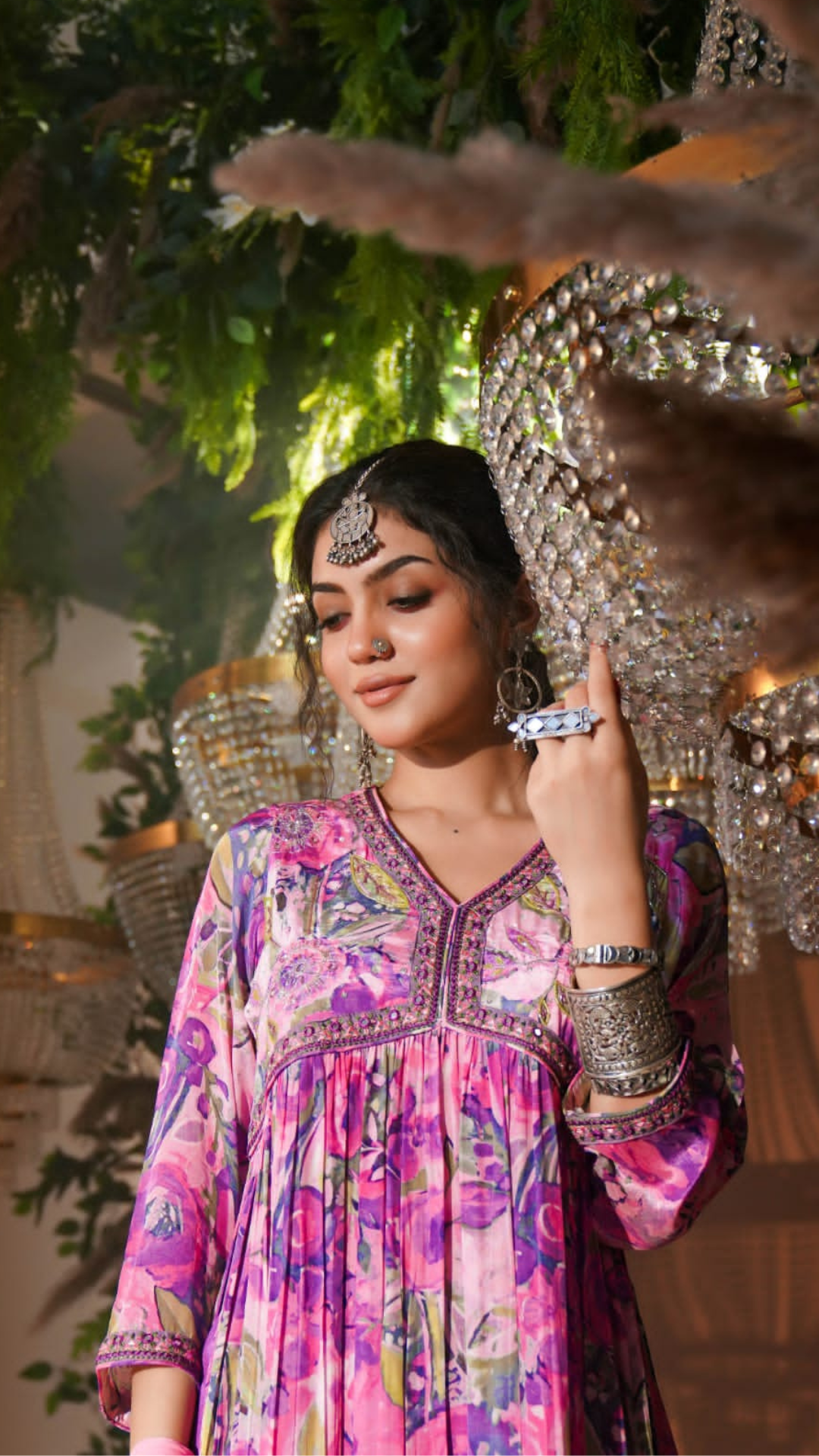 Orchid Blossom Punjabi Suit