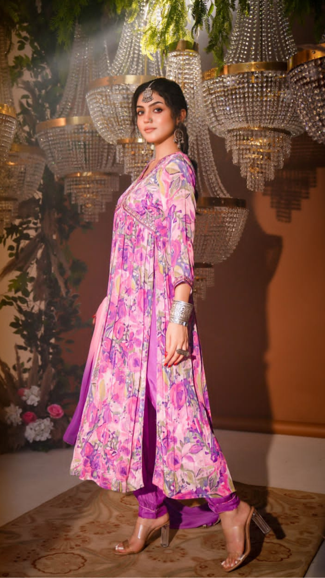 Orchid Blossom Punjabi Suit