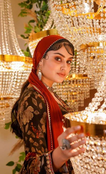 Rustic Floral Punjabi Suit