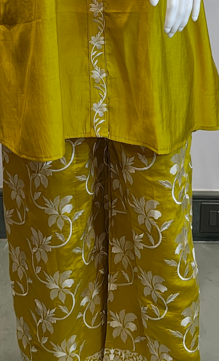 Marigold Charm Embroidered Co-ord Set