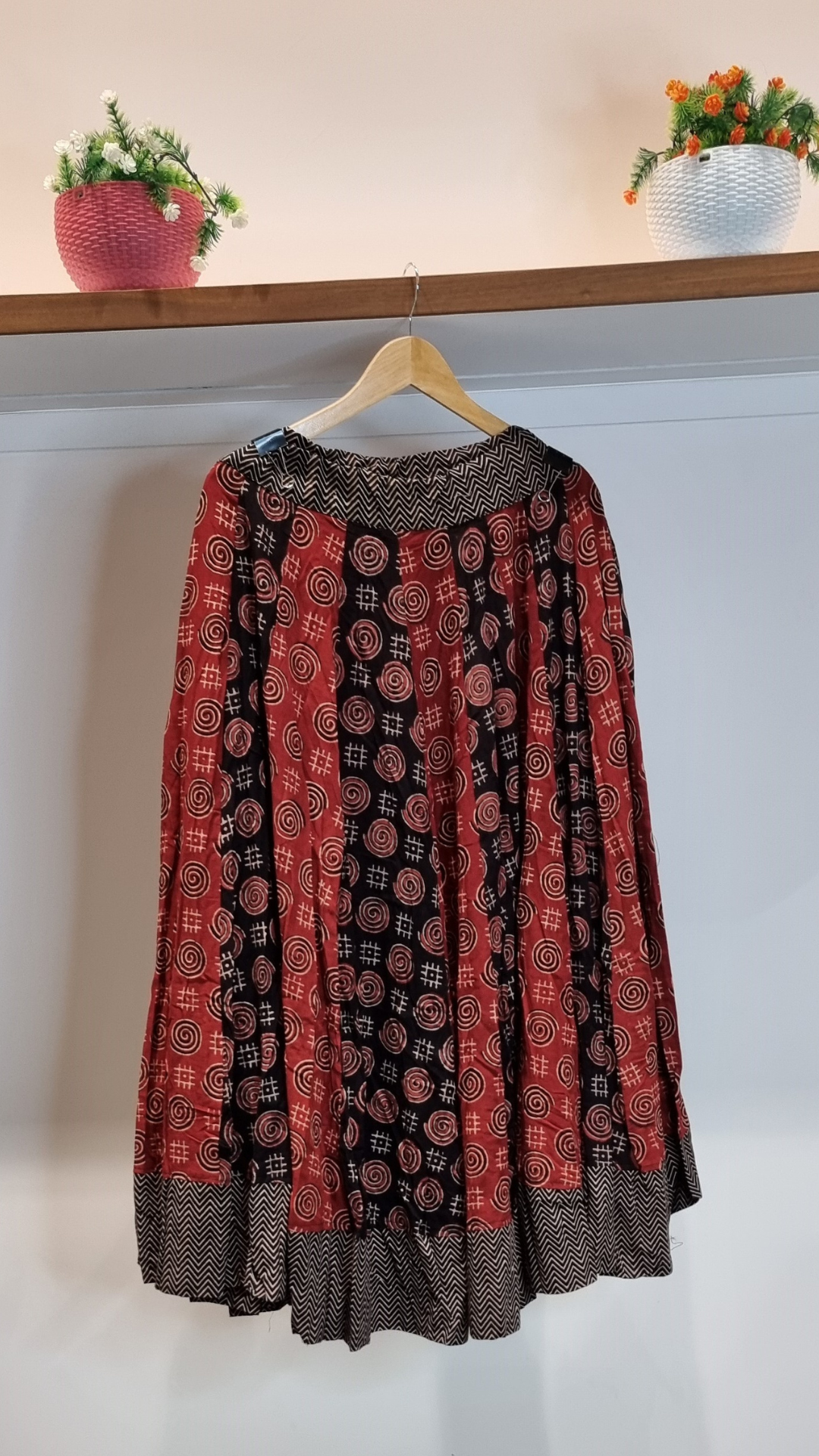 Ajrakh Elegance Skirt