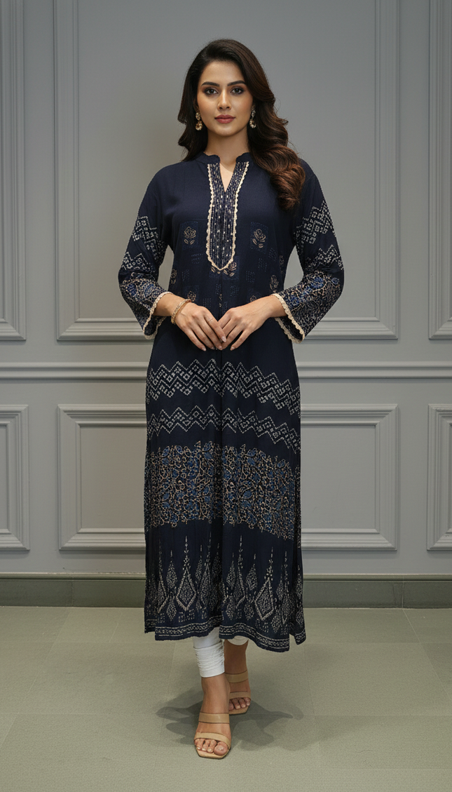 Desert Sky Cotton Kurti