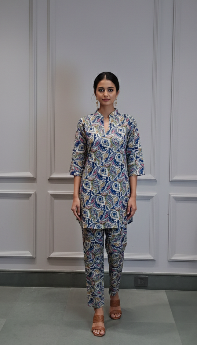 Tropical Whimsy Printed Co-ord