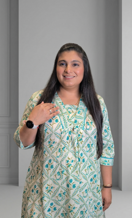 Turquoise Blue Mul Bloom Kurta Pant Set
