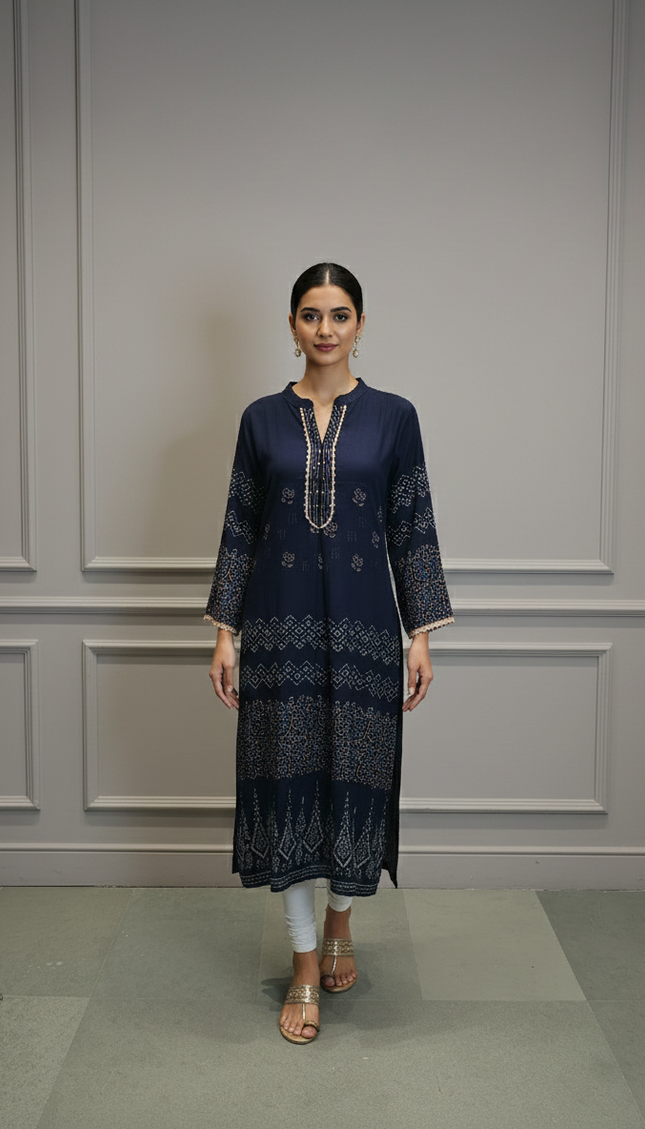 Desert Sky Cotton Kurti