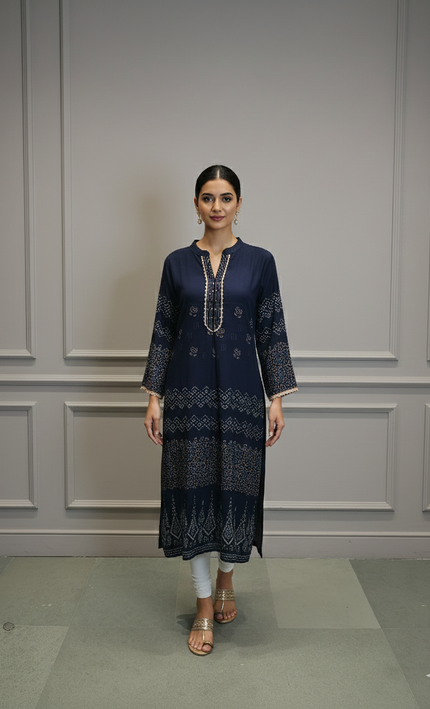 Desert Sky Cotton Kurti