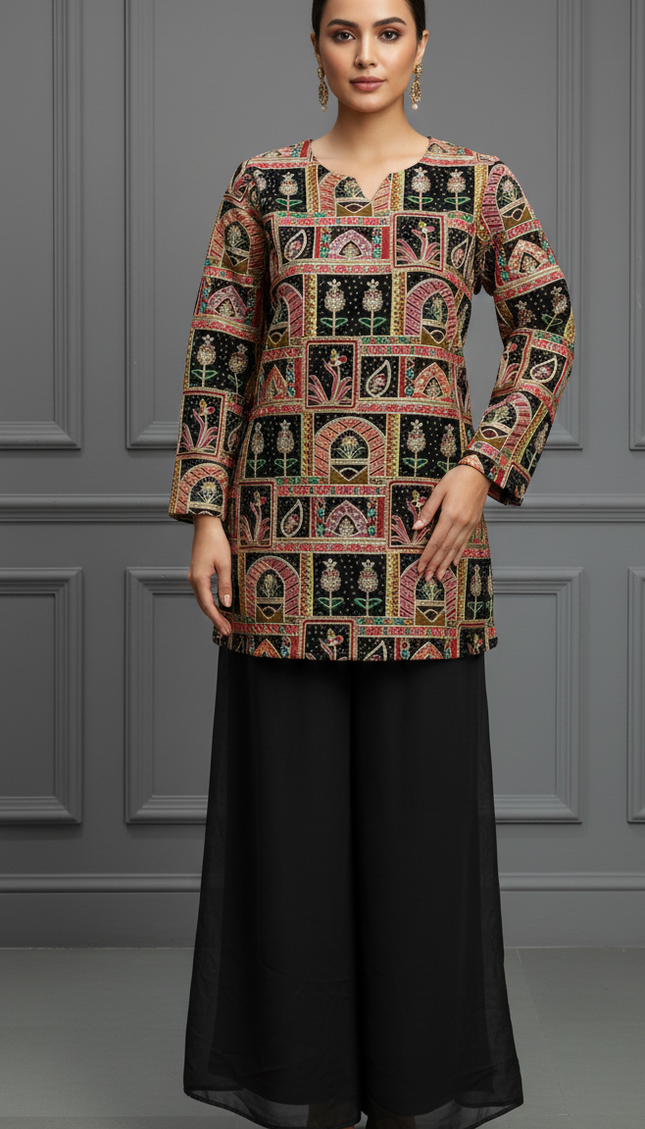 Nazakat Noir Festive Ensemble