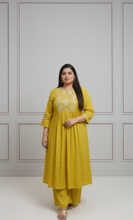 Neon Green Punjabi Suit – Vibrant Ethnic Wear for Women