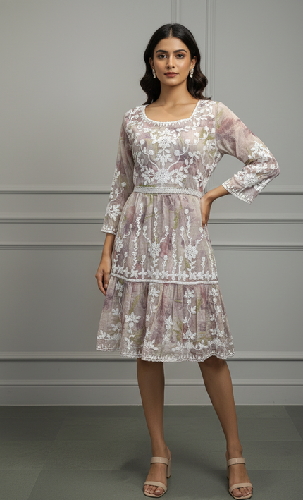Orchid Mist Summer Frock