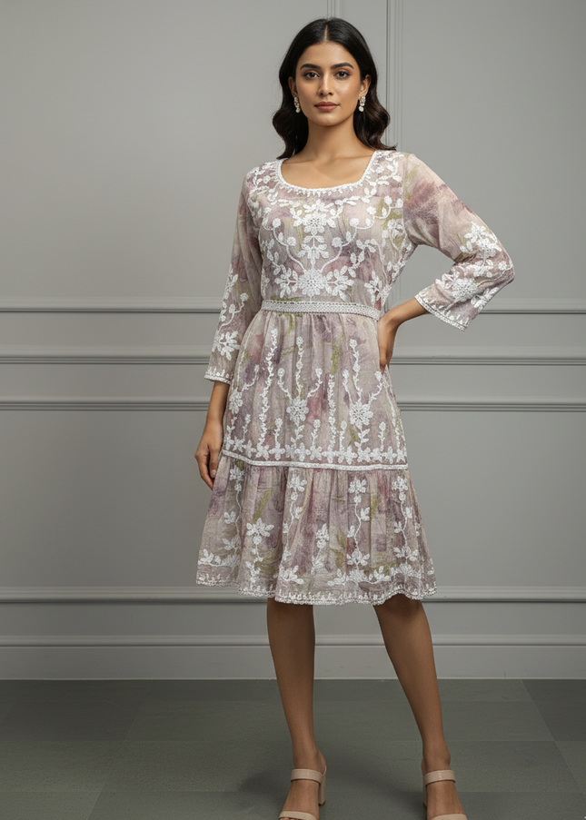 Orchid Mist Summer Frock