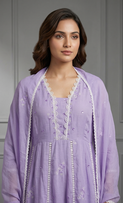 Lavender Grace Punjabi Suit Set