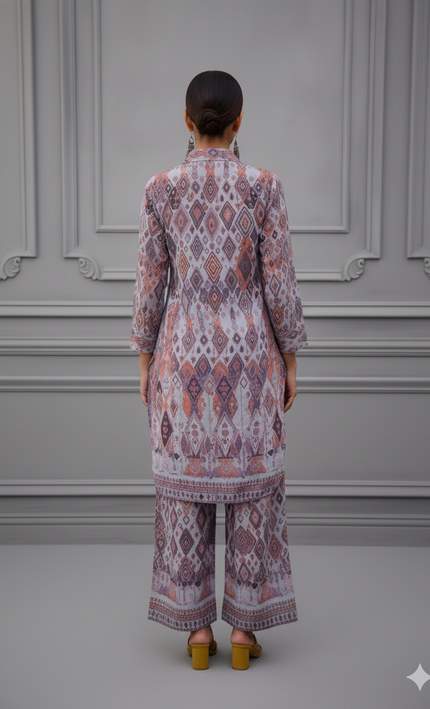 Desert Bloom Printed Cotton Co-ord Set