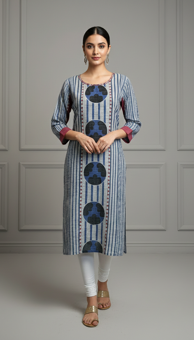 Slate & Sapphire Elegance kurti