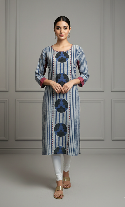 Slate & Sapphire Elegance kurti