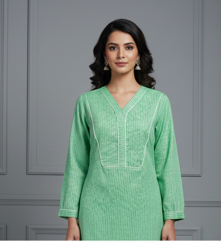 Mint Meadow Short Cotton Top – Fresh, Free-Spirited & Everyday Ready