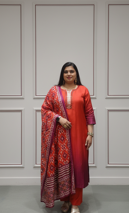 Red Punjabi Suit – Vibrant & Elegant Ethnic Wear for Women