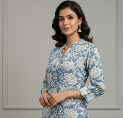 Blue Haven Cotton Short Top