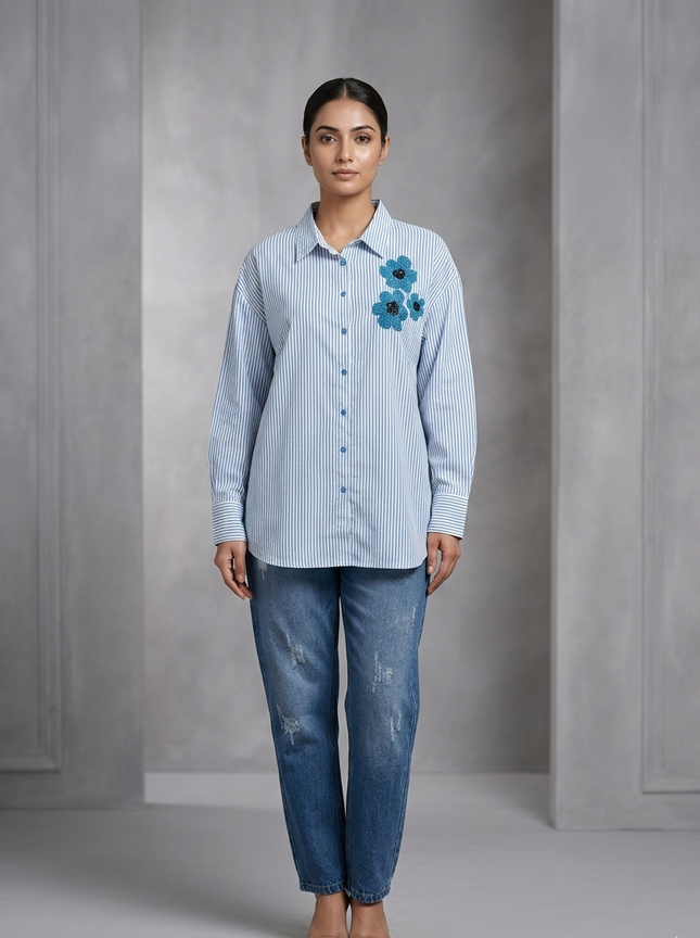 The Mira Contrast Kurti