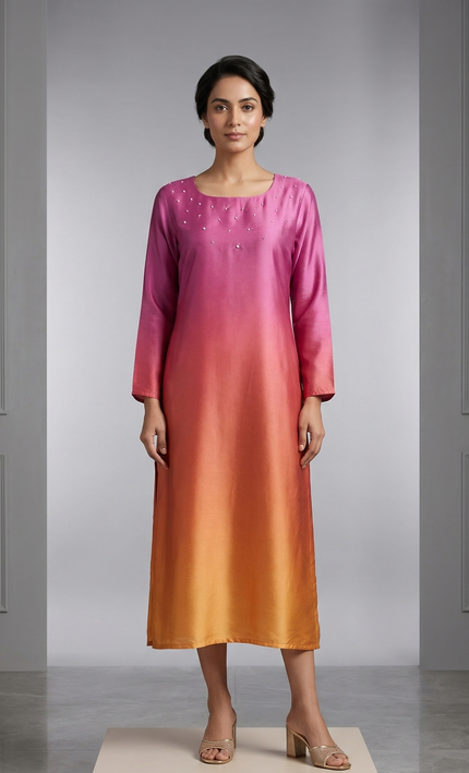 Sunset Ombre Glow Frock