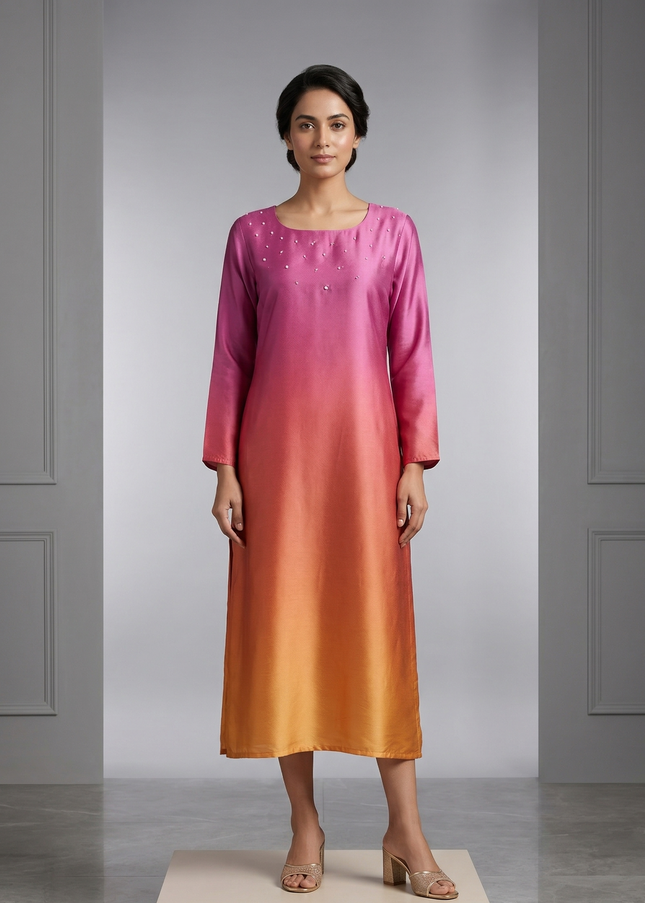 Sunset Ombre Glow Frock