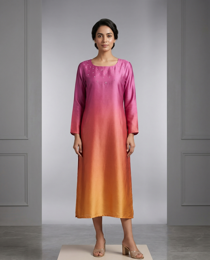 Sunset Ombre Glow Frock