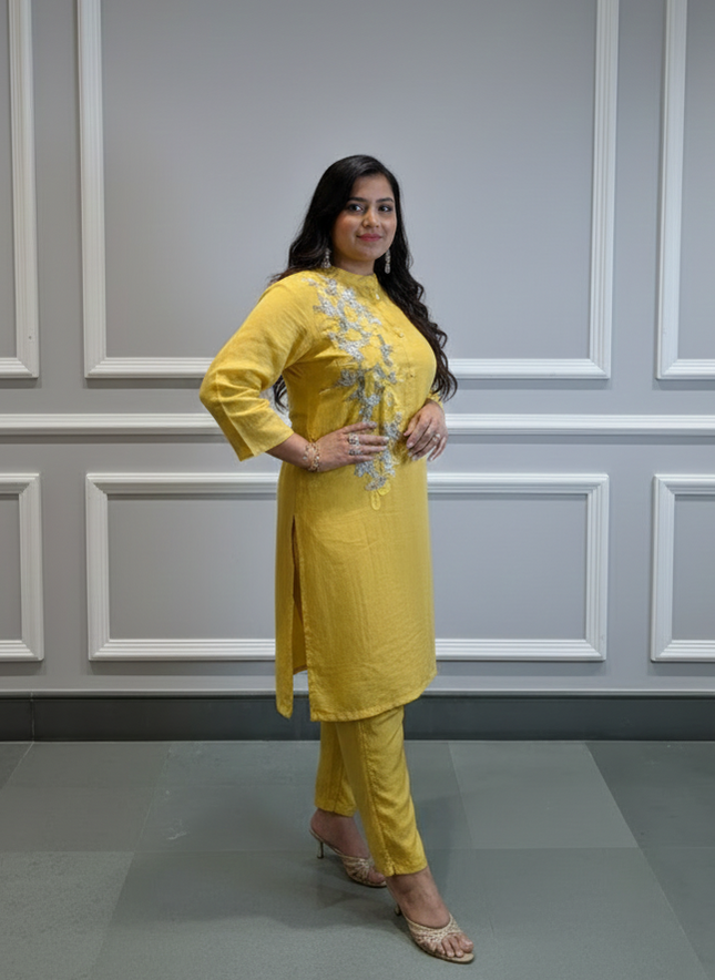 Sunray Elegance Silk Co-ord Set