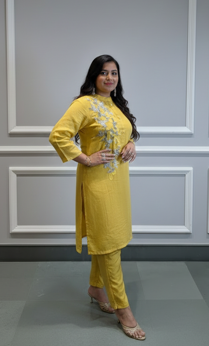 Sunray Elegance Silk Co-ord Set