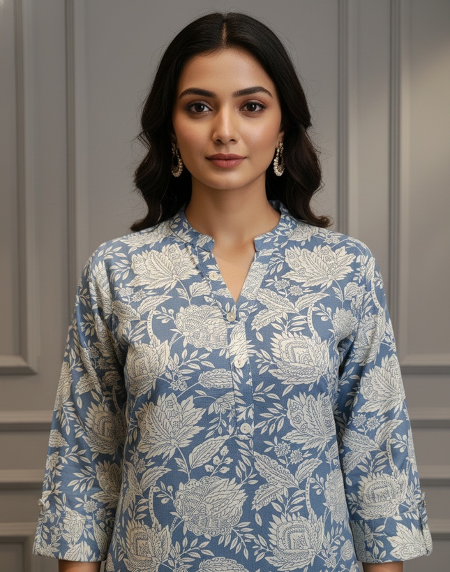 Floral Breeze Short Top