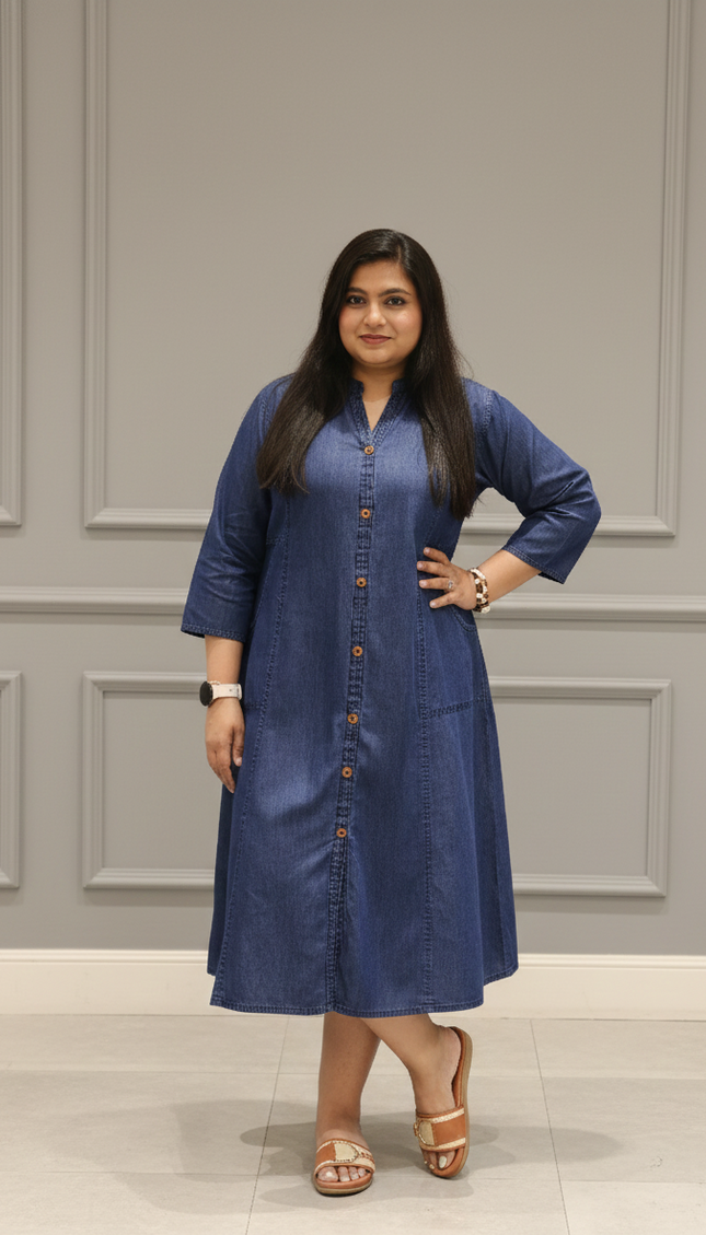 Everblue Pocket Denim Frock