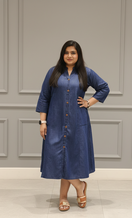 Everblue Pocket Denim Frock