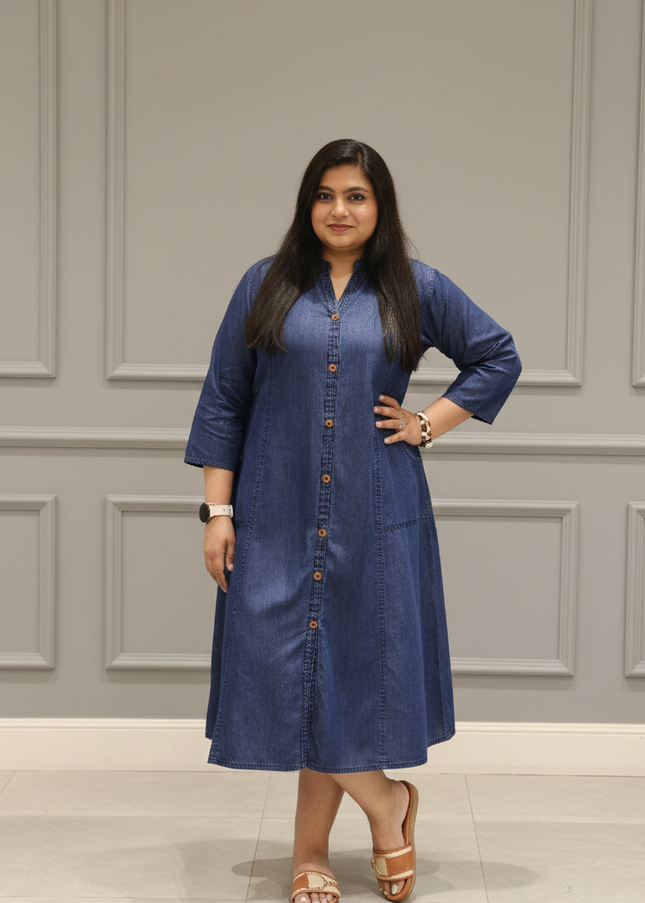 Everblue Pocket Denim Frock