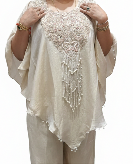 Chiku Tissue & Twill Net Indo-Western Co-Ord Set