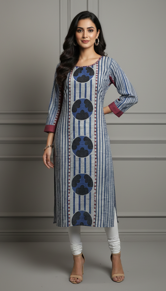 Slate & Sapphire Elegance kurti