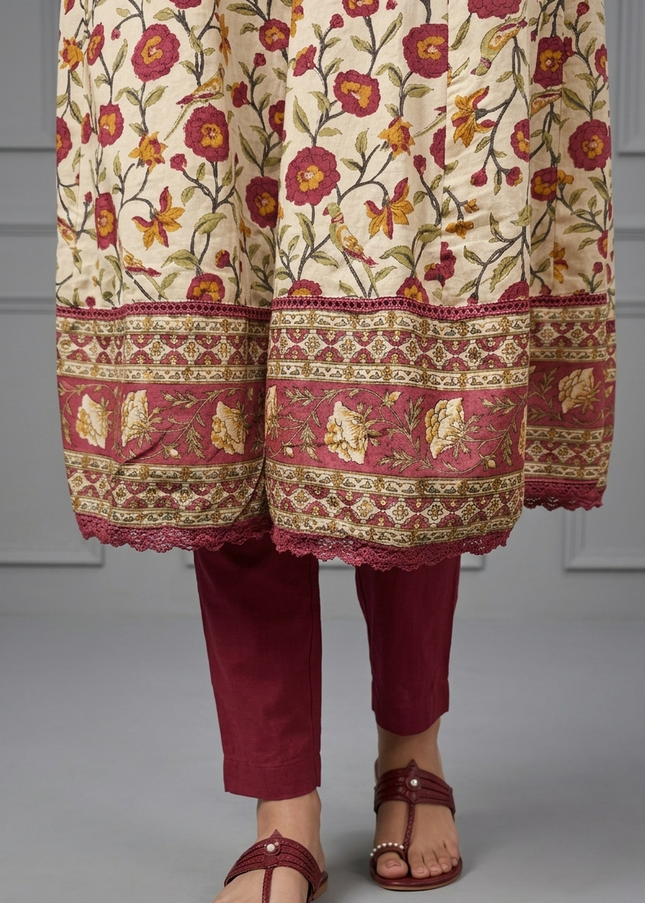 Blush Garden Elegance Punjabi Suit Set